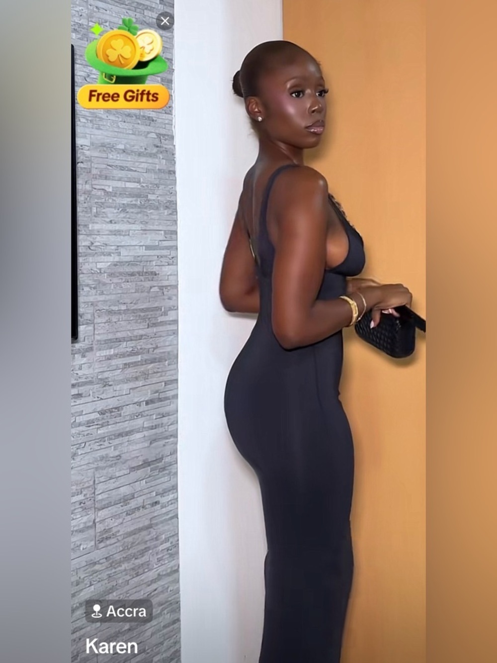 🔥🔥🔥Black Lace-Trim Slip Midi Dress - Picture 8 of 8